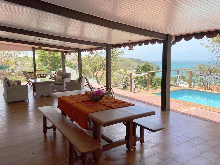 Le Caillou *** Belle Villa, 4 Chambres, Piscine, Vue Mer *** เลอ ดีอามงต์ ภายนอก รูปภาพ